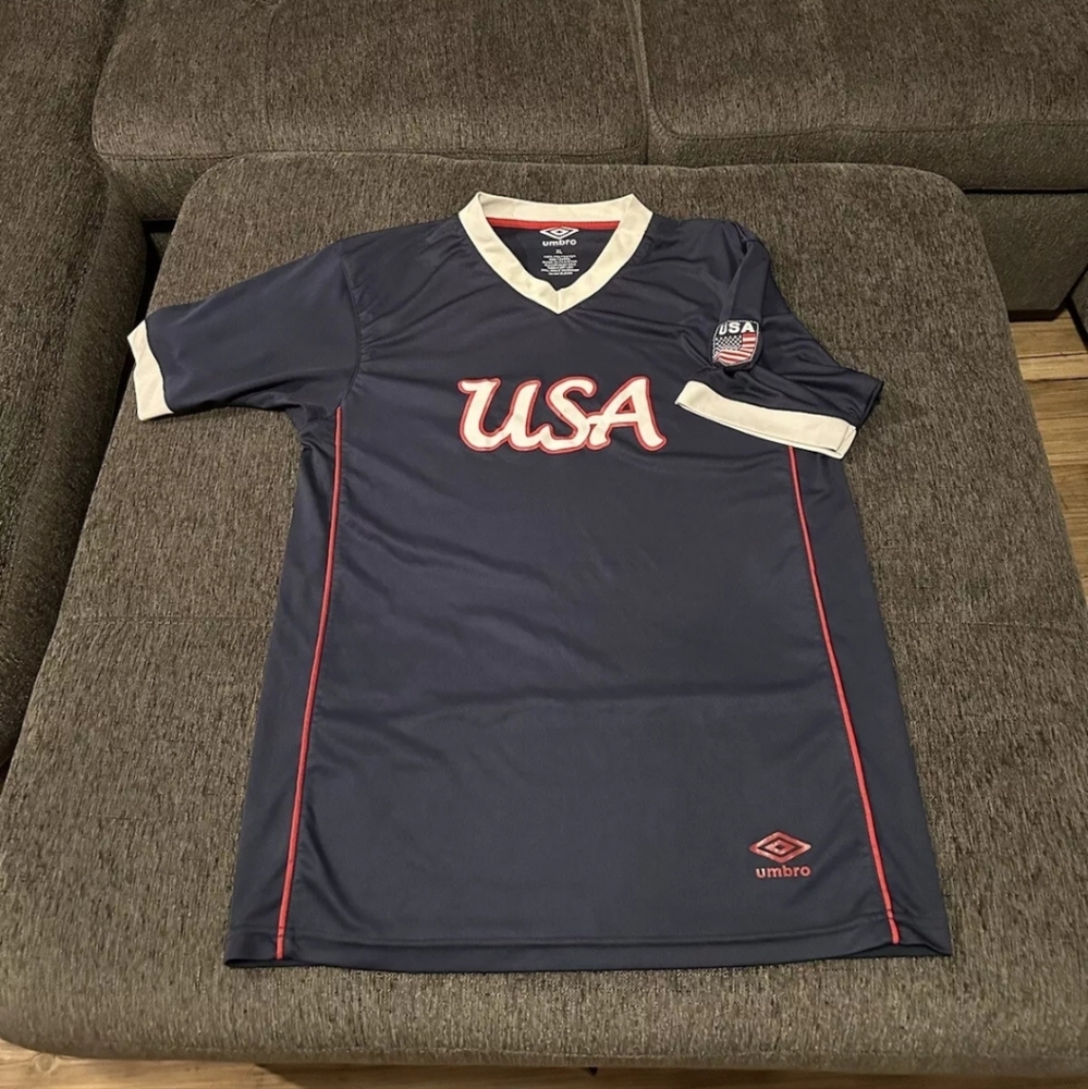 Vintage 90s USA Navy Blue Shirt/Jersey